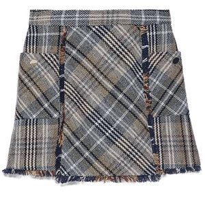 Zata plaid tweed skirt